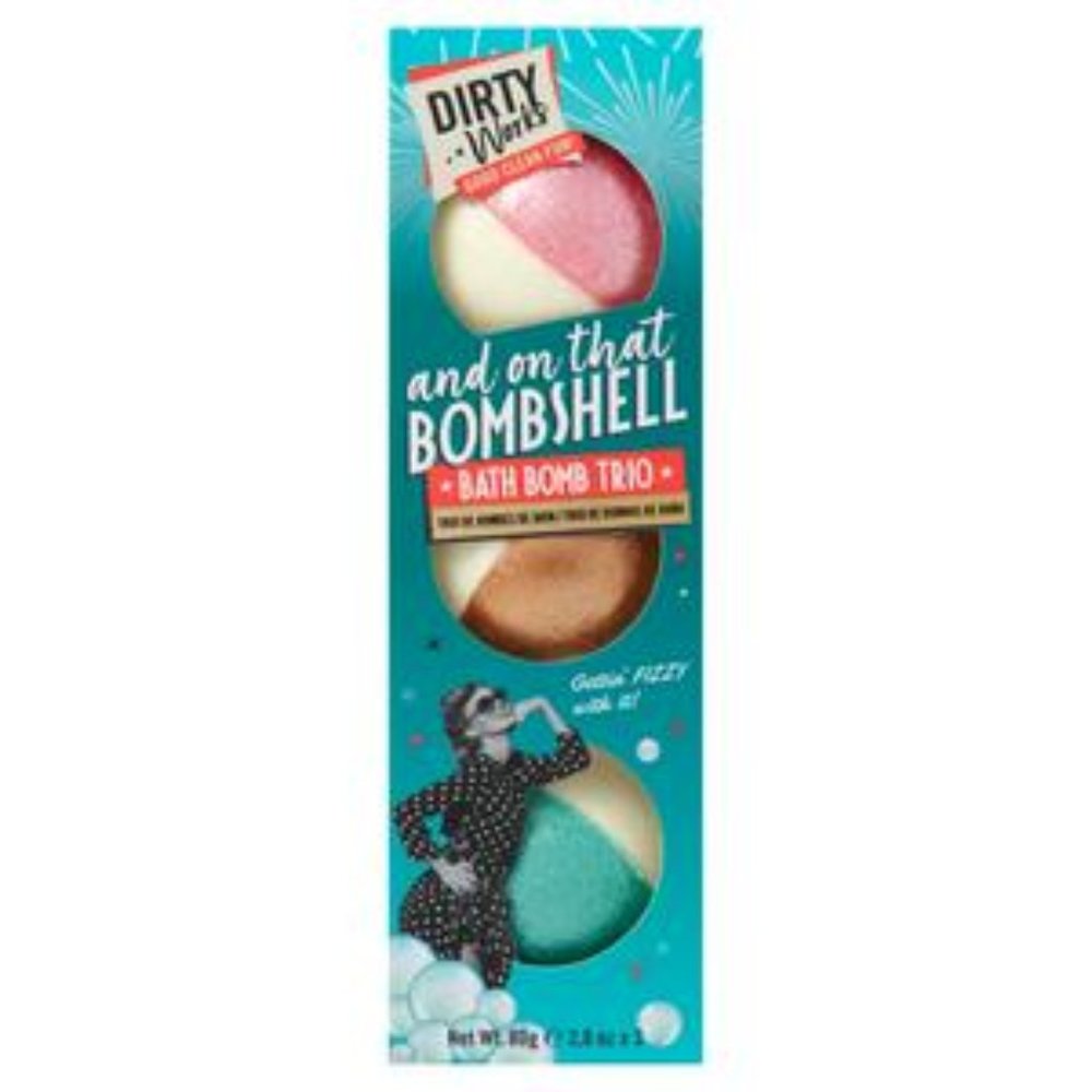 Dirty Works Bath Bomb Trio 3x80g